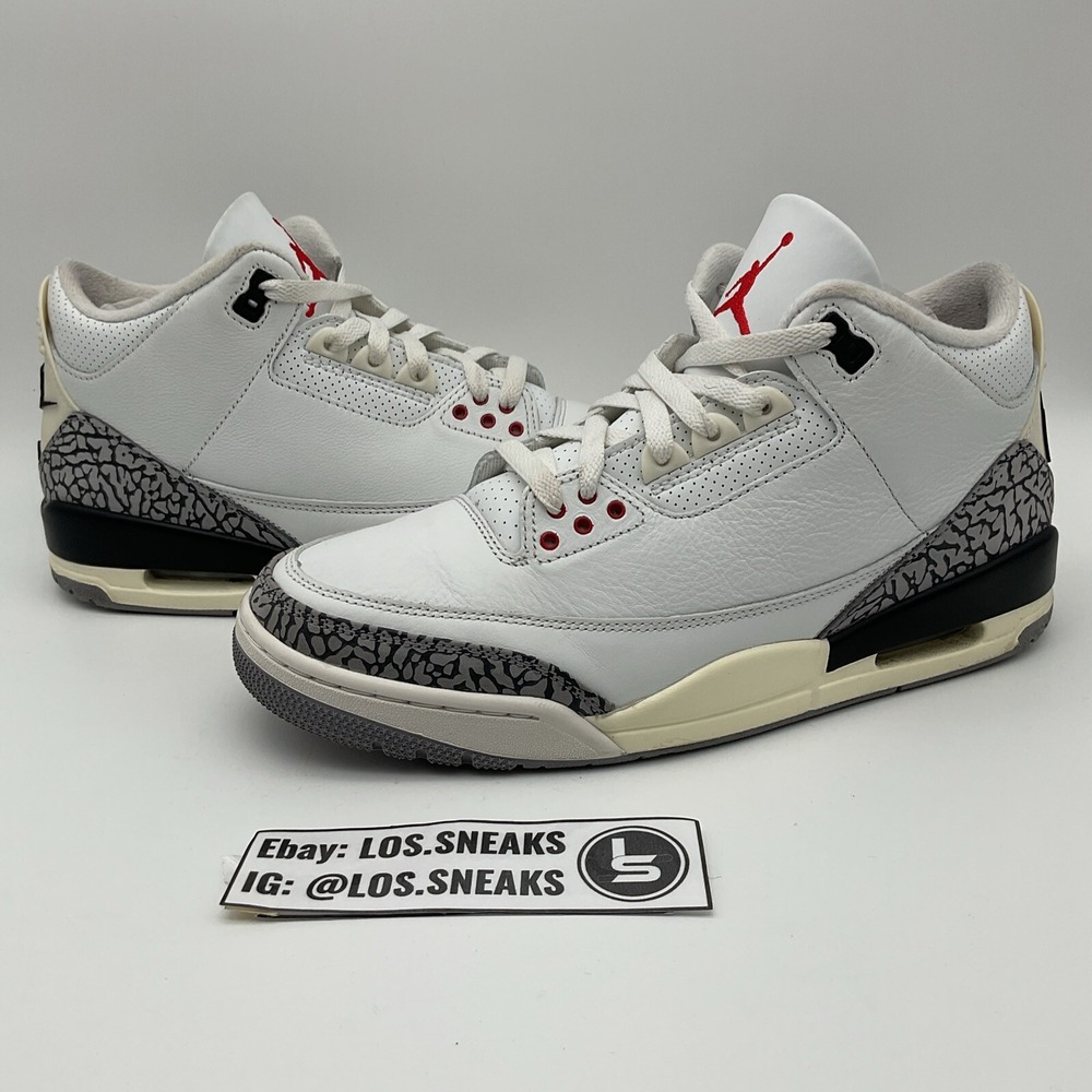 Size 10 - Jordan 3‎ Retro Mid White Cement Reimagined (DN3707-100)